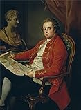 The Perfect Effectキャンバスの油絵' Batoni Pompeoジョージ・Legge VIZCONDE DEルイシャム1778」、サイズ: 12 x 16インチ/30 x 42 cm