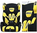 抗菌加工 NEW チャイルドシート＆ジュニアシート VOSS-2 ヴォッソ 前向きタイプ (イエロー)