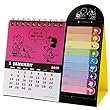 サンスター文具 2019年 スヌーピー カレンダー 卓上 ToDo管理 S8517509 (2019年 1月始まり)