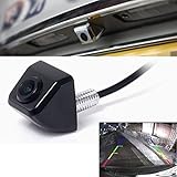 Perman Car Rear View CCD 170° HD Color Astern Waterproof Camera Backup Parking Black [並行輸入品]