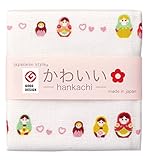 日繊商工 japanese style かわいい マトリョーシカ ハンカチ J K-3559