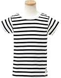 (キッズアップテンポ)kids up tempo キッズ ボーダー柄 半袖Tシャツ【qts2413】100cm ブラック