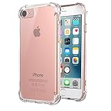 iPhone 7 ケース iPhone7 カバー 透明 クリア ソフト 衝撃吸収 高品質TPU シリコン 落下防止 防指紋 超薄 ストラップホール付き JENUOS