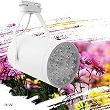 A-SZCXTOP18W　植物用LEDライト 植物育成用LEDランプ 屋内用 植物栽培用LEDライト 園芸用 スポットライト 270度垂直回転 アルミ製