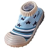 KINDOYO 秋と冬 綿赤ちゃん靴 ソックスベビーシューズかわいい 暖かソックス 靴下 滑り止め男の子 女の子 贈り物 靴下 11-14.5CM, 4 スタイル