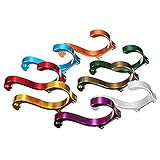 Pixnor 8色アルミ装飾スワンフックハンガー