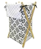 Trend Lab Versailles Black Hamper Set by Trend Lab