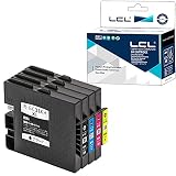 LCL RICOH用 リコー用 GC-31 GC31 GC31H GC31K GC31KH GC31C GC31CH GC31M GC31MH GC31Y GC31YH 顔料 高耐水性 色あせしにくい 増量 (4色セット ブラック シアン マゼンタ イエロー) 互換インクカートリッジ 対応機種：GX-e7700/e5500/e3300/e2600