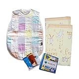 Scribble Scrabble(スクリブルスクラブル) ベビーギフト3点セット (６重ガーゼスリーパー ブランケット ハンドタオル３枚箱入り)【SCG002】