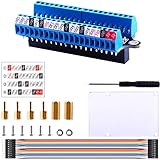 Youmile GPIO ブレークアウト ボード マイクロ GPIO ターミナル ブロック ブレークアウト ボード モジュール拡張ボード マイクロ コネクタ ドライバー デュポン ケーブル DIY キット for Raspberry Pi 4B/3B+/3B/2B 用