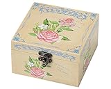 ドライフラワー入れ、ギフトボックス、小物入れに 丸和貿易 ル・タンブル キャンバスボックス スウィートローズミニ (L) 400640103