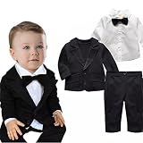Deris ベビー ロンパース フォーマル　ロンパース　長袖　キッズ カバーオール　子供服 ベビー服 カバーオール 男の子 お正月 初節句 端午の節句 百日祝い お食い初め お宮参り (100cm)