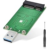 ELUTENG mSATA SSD to USB3.0 変換アダプター より安定 5Gbps UASP対応 mSATA USB 変換アダプタ 新型ASM1153チップ mSATA アダプタ ケーブル不要 Mini-SATA ソリッドステートドライブコ