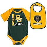 幼児Baylor BearsグリーンRookie Onesieとよだれかけセット グリーン