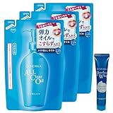 【Amazon.co.jp限定】【まとめ買い】SENKA オールクリアオイル クレンジング 詰替え用 180mL×3個 + おまけ メイク 毛穴汚れ 角質 うるおい 濡れた手 まつエク ウォータープルーフ シャワー