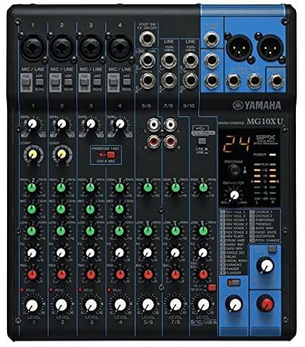 Amazon | ヤマハ MG10XU 10チャンネルアナログミキサー、マイク