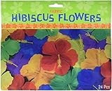 Amscan Party Assorted Colors Tropical Hibiscus Table Sprinkles Decoration, 1