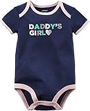 カーターズ Carter's ロンパース ボディスーツ 半袖 綿100% Daddy's Girl Bodysuit 3M (55-61cm)