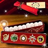 父の日 ギフト スイーツ クッキー 【厳選国内製造】【添加物不使用】【ラッピング 花柄メッセージカード付】 スノーボール 可愛い 人気 おしゃれ プチギフト お菓子 缶入り 赤1缶