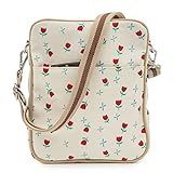 Pink Lining Out and About Mini Messenger Tulips and Forget Me Nots Changing Bags by Pink Lining