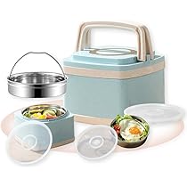 ステンレス製保温弁当箱 大容量3段*5 Amazon | 保温弁当箱 お弁当箱 ランチボックス 弁当箱 保温 立て