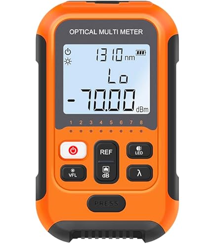 FTTH Mini Visual Fault Locator, 1/10/20/30/50mW Oplaadbare VFL Glasvezelkabel Tester SC/FC/ST 2.5mm Interface,Breed Meetbereik(30mW