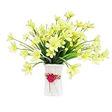 The perseids シミュレーション花 花束ホーム飾り きれいな造花花束 家庭用アクセサリーの花 かわいい造花 おしゃれ 卓上観葉花 (黄色)