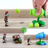 2017 PVZ Plants vs Zombies Peashooter PVCアクションフィギュアモデルおもちゃGifts Toys for Children Brinquedos、でOppバッグ