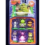 Shrek Fairytale Friends Donkey ,Shrek, Puss N Boots,wolf ,Dragon, Frog King [並行輸入品]
