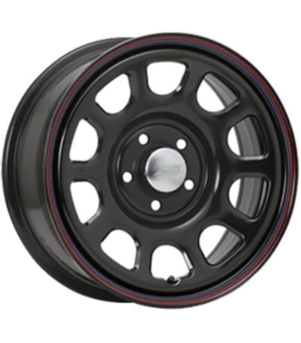 Amazon.co.jp: MLJ DAYTONA SS 16×7.0J 6H 139.7 +38 ブラック (レッド 