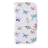 UNEXTATI Galaxy S3 対応 ケース 全面保護 高品質 レザー 手帳型ケース カバー カード収納 スタンド機能 マグネット開閉式 Samsung Galaxy S3用 Case (ホワイ