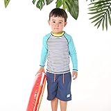 BABY ONE™ （ベビーワン） 水着 長袖ラッシュガード　長袖トップス 　　uvカット 紫外線対策 子供服 スイムウェア 　90cm 100cm 110cm 120cm 130cm (120cm)