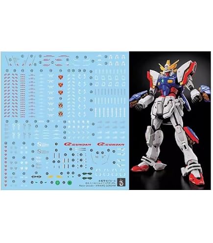Amazon | 蛍光 ディテールアップ用 水転写式デカール RG 1/144 ゴッド
