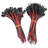 60pcs jst waterproof connector wire led light strips 2pin