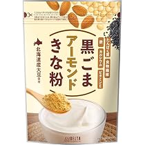 Amazon.co.jp: 黒ごまきな粉アーモンド220g【3個セット】 : 食品・飲料