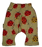 てんとう虫　ベビーボトム：ベージュ 　80ｃｍ　モンキーパンツ