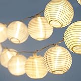 LINSAM 太陽発電 ソーラー 充電式 LED イルミネーション 光センサー内蔵 自動ON/OFF クリスマス 防雨防水型 灯籠 ６M　30LED