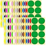 丸シール カラーラベル ステッカー 16色セット 32シート 256片 50mm 分類 ラベル タックシール 丸型 オフィス 学校 整理収納 NYANDELMO ND-0186-R04-50mm