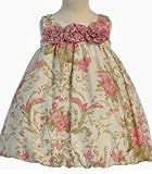 Lito フローラルバブルドレス(6-12/12-18/18-24M/2/3T) 結婚式、発表会、写真撮影にも (18-24ヶ月（85）)