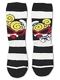 (ヒステリックミニ) Hysteric Mini SAILOR MINI 太ボーダー柄クルーソックス 13-15cm ブラックxホワイト