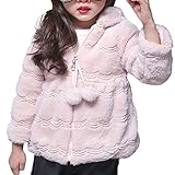 Snone秋冬 キッズ 女の子 ふわふわ 可愛い コート 子供コート ジャケット アウターウェア コットン 厚い型 防寒 冷え取り