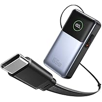 Amazon | モバイルバッテリー 26800mAh 65W PD3.0対応 巻き取り式USB-C