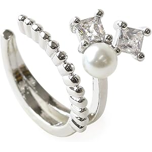 [ジュエルボックス] JewelVOX イヤーカフ イヤークリップ イヤリング ウェアリング 片耳用 ニッケルフリー パ…