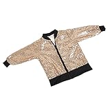 ノーブランド品 　全5サイズ　赤ちゃん　女の子　コート　スパンコール　輝く　長袖　アウトウェア　ジャケット　コート - 130