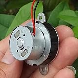 SODIAL DC 6V？12V 132RPM低速マイクロタイプ300モーターミニフル金属ギアボックスギアモータ