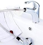 美容院 にピッタリ ハンド シャワー 伸縮ノズル 洗面 シングルレバー 混合水栓 蛇口