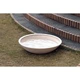 水鉢 信楽焼大型水鉢ナチュラルマット釉 Lサイズ