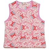 2017年 秋冬 アンパンマン 総柄 フリースベスト ANPANMAN ピンク◇80cm