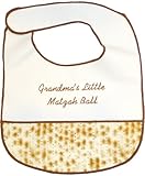 Grandma's Little Matzah Ball Jewish Baby Bib by Davida for think-yiddish