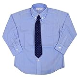子供用 スクール ネクタイ付きYシャツ ワイシャツ 男の子 ボーイズ 卒園 入学式 発表会 冠婚葬祭 fo-3500 110cm サックス